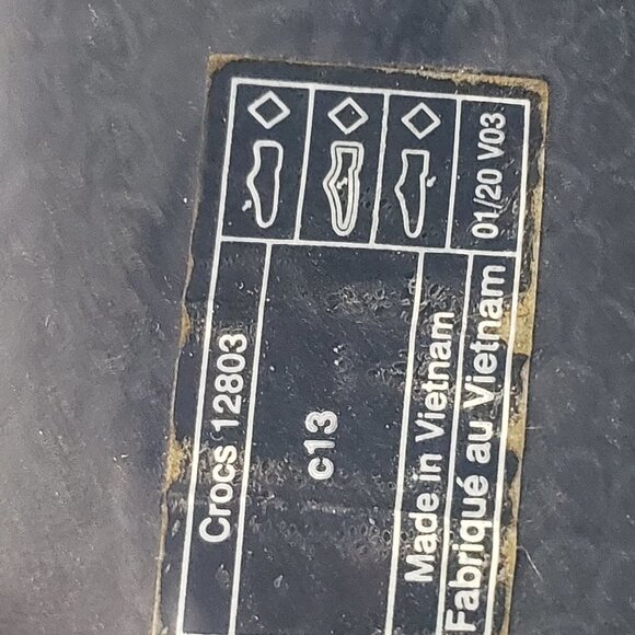 CROCS Kids Handle It Waterproof Boots Children’s size 13 Girls Boys Dark Blue - Picture 7 of 7